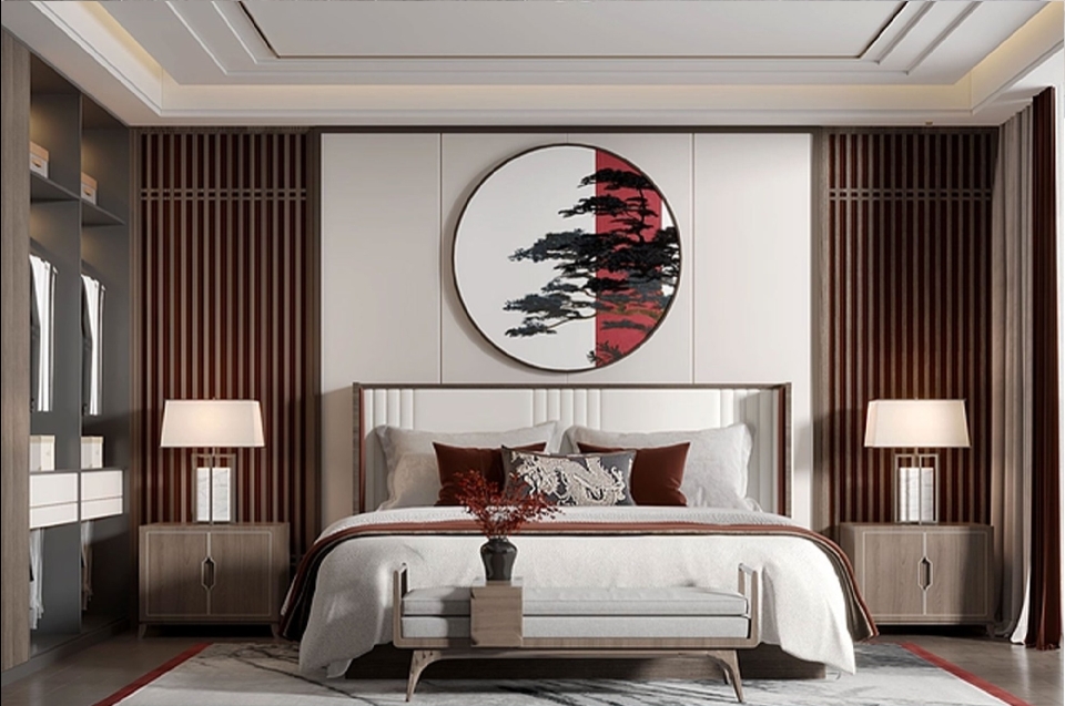 中式样板间效果图